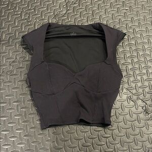 ALO Yoga Black Crop Top